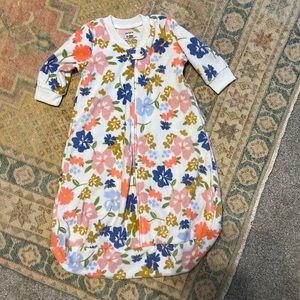 Carters | 0-3m Fleece Floral Sleep Sack NWOT